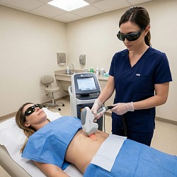 Лазерная эпиляция живота в Perfect Clinic СПб